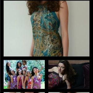 ICONIC SILK BACKLESS COVER-UP One Size